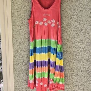 Vintage Cabo San Lucas Tie Dye Dress